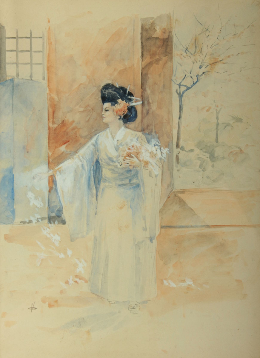 Viktor Oliva (1861 - 1928) - Gejša