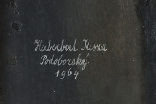 Herbert Kisza (1943) - Sedící dívčí akt