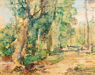 Oldřich Blažíček (1887 - 1953) - V parku