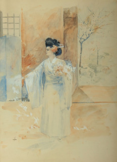 Viktor Oliva (1861 - 1928) - Gejša