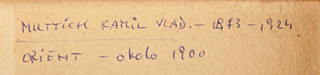 Kamil Vladislav Muttich (1873 - 1924) - Šerif