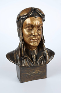 Jaroslav Horejc (1886 - 1983) - Busta letce mjr. Františka Nováka