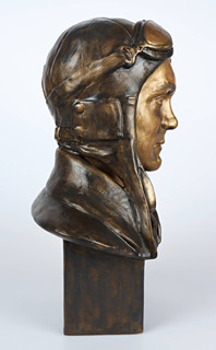 Jaroslav Horejc (1886 - 1983) - Busta letce mjr. Františka Nováka