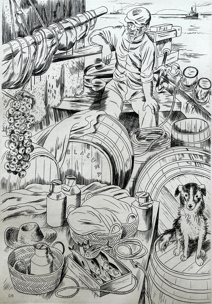 Cyril Bouda (1901-1984) - Na lodi