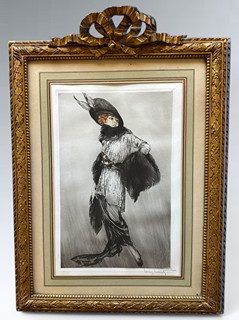Louis Icart (1888 - 1950) - Herečka