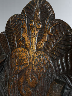 Selský barokní jídelní stůl s křesly