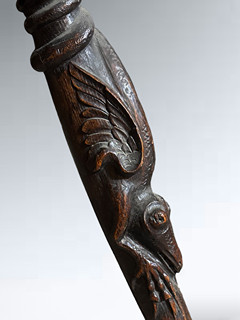 Selský barokní jídelní stůl s křesly