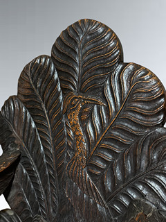 Selský barokní jídelní stůl s křesly