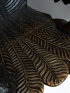 Selský barokní jídelní stůl s křesly