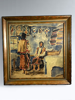 Anna Roškotová (1883 - 1967) - Ve světnici