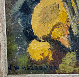 Julie Winterová Mezerová (1893 - 1980) - Houby v trávě