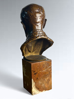 Josef Václav Pekárek (1873 - 1930) - Bronzová busta -  T. G. Masaryk