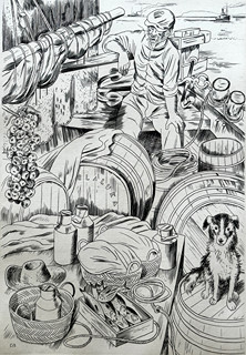 Cyril Bouda (1901-1984) - Na lodi