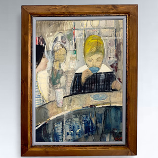 Jaroslav Paur (1918 - 1987) - V pařížské kavárně