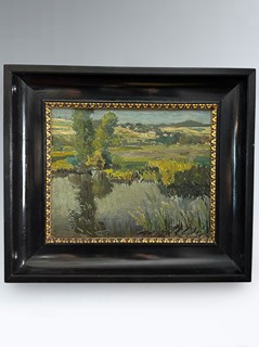 Karel Nejedlý (1873 - 1927) - Krajina s rybníkem