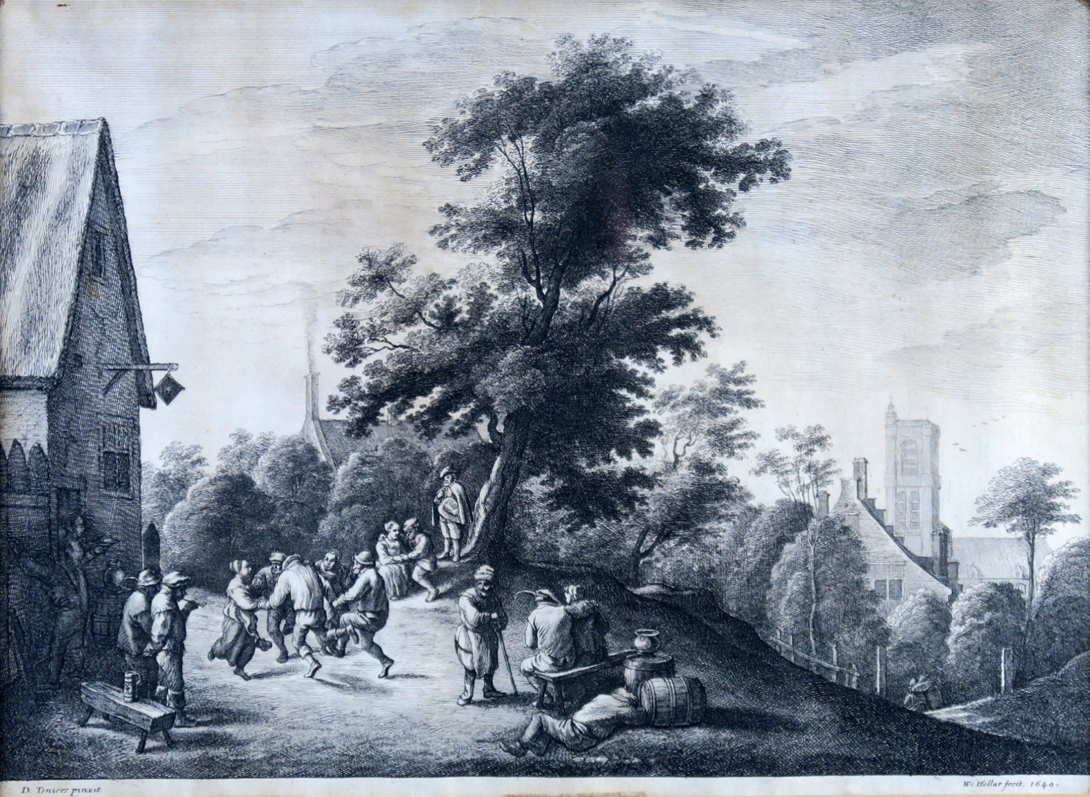 Václav Hollar (1607 - 1677) - Vesnická slavnost