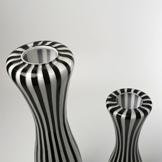 Leonardo Talarico - Dvě vázy "Zebra"