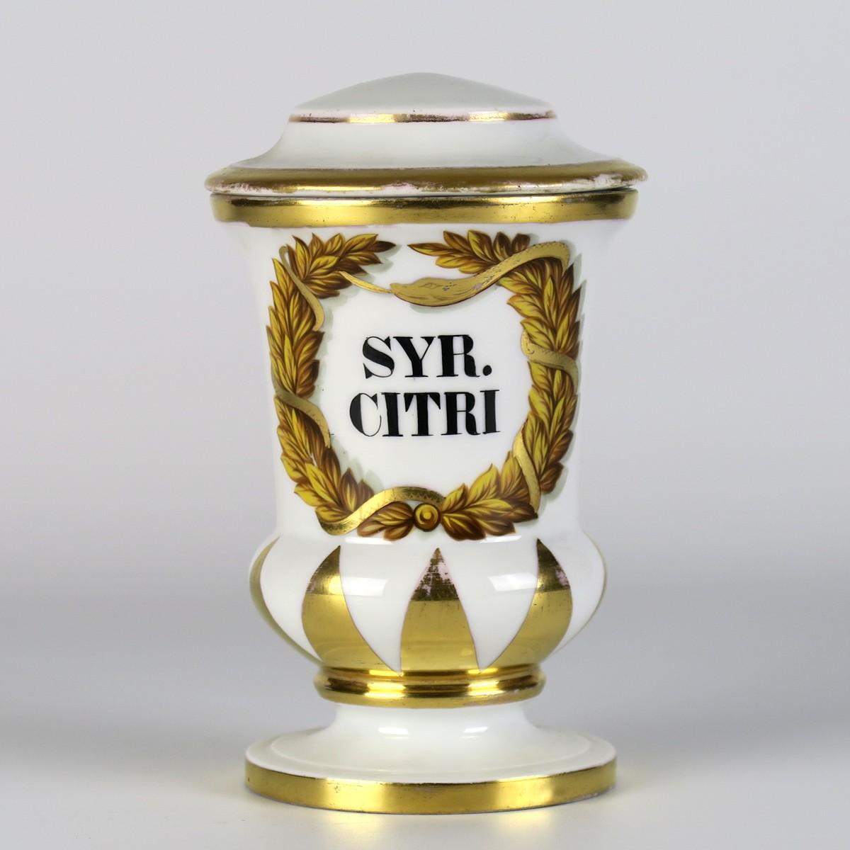 Biedermeierová lékovka "SYR.CITRI"