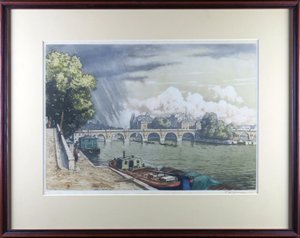 František Tavík Šimon (1877 - 1942) - Pont Neuf, La Cité