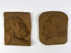 František Bílek (1872 - 1941) - Portréty J. Husa a Žižky z Trocnova