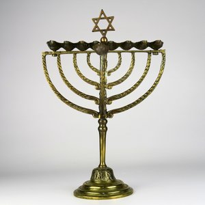 Židovský svícen - Chanuka