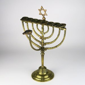 Židovský svícen - Chanuka