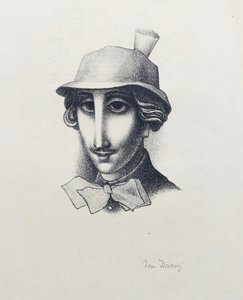 Jan Zrzavý (1890 - 1977) - Dívka a Mládenec