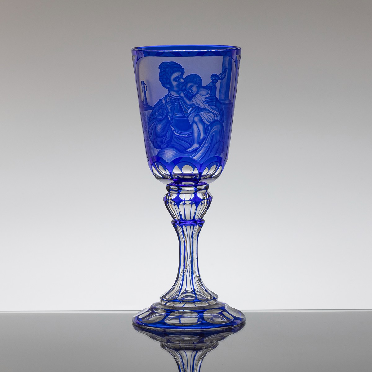 Luxusní pohár "Válečník a jeho syn"