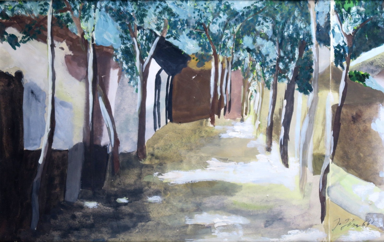 Josef Jíra (1929 - 2005) - Cesta se stromy