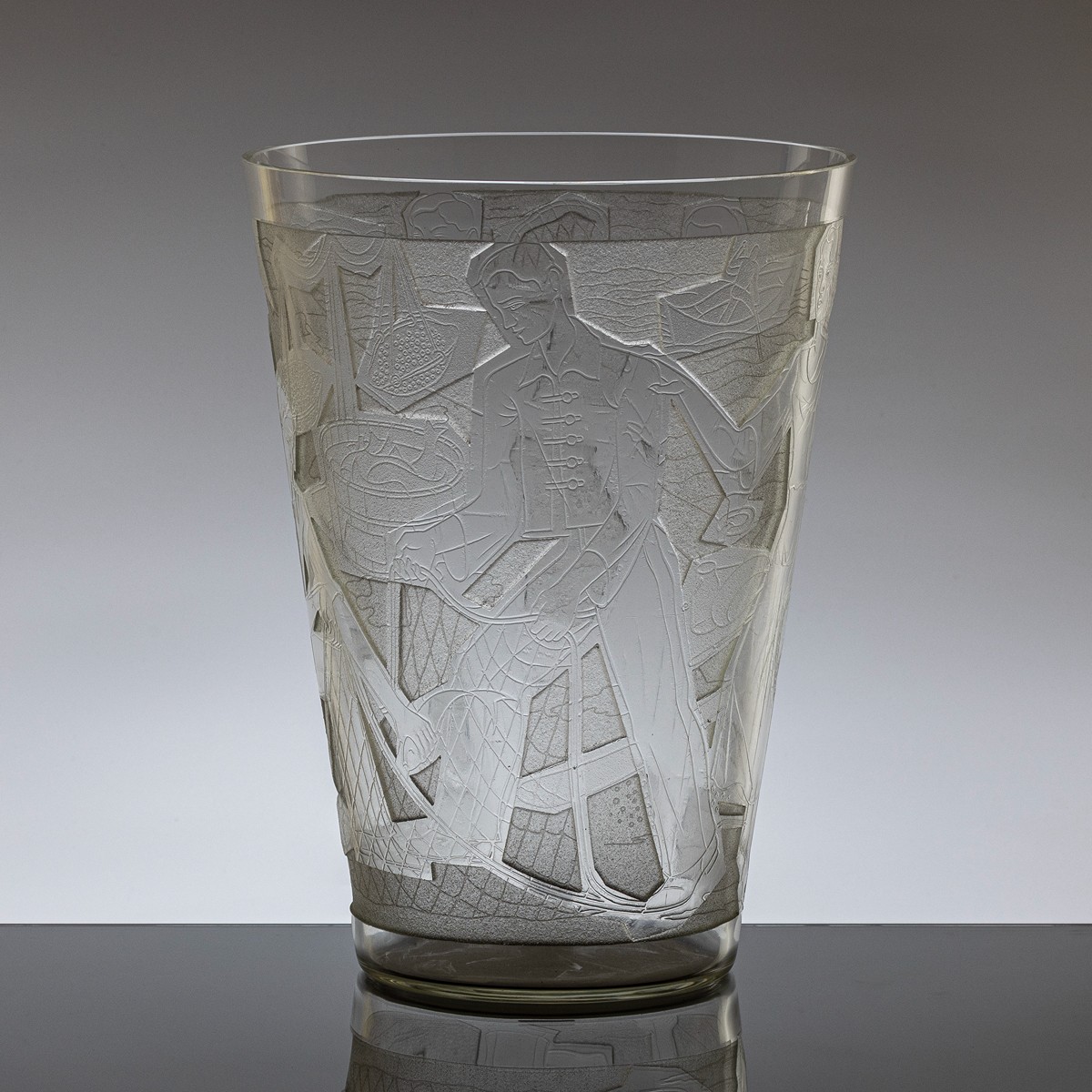 Jaroslav Holeček (1907 - 1982) - Velká váza "Rybáři"