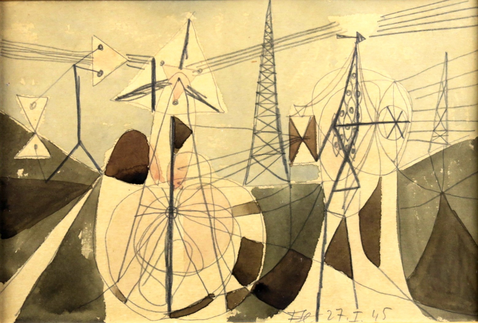 František Hudeček (1909 - 1990) - Elektrické vedení