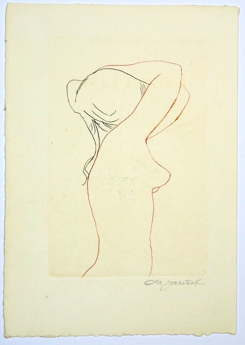 Ota Janeček (1919 - 1996) - Konvolut 4 grafických listů