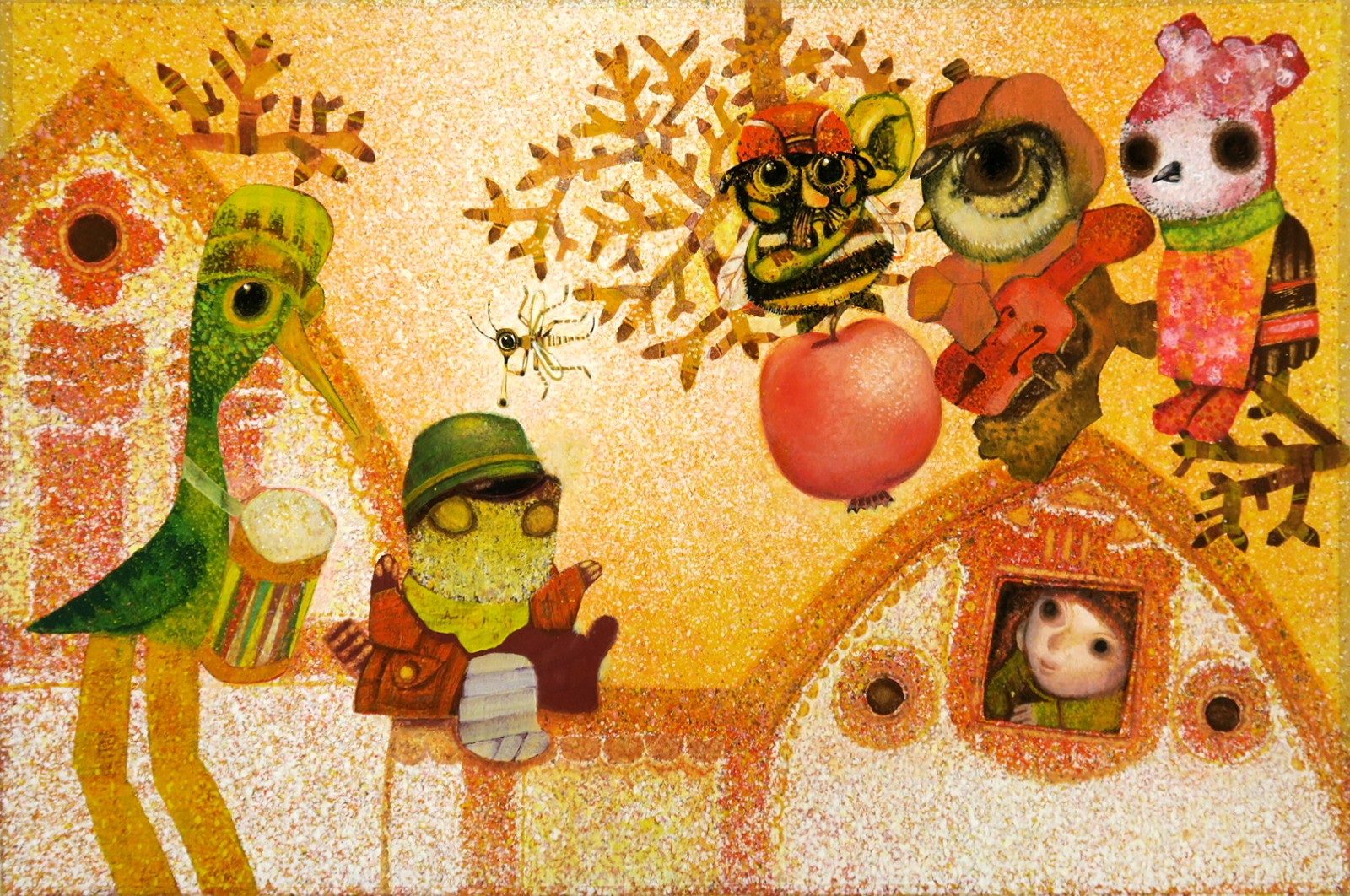 Jan Kudláček (1928 - 2017) - Pohádkový motiv