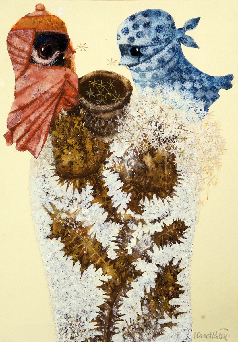 Jan Kudláček (1928 - 2017) - 6 studií dětských ilustrací