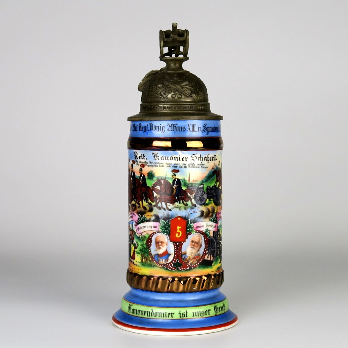 Vojenský "kanonýrský" korbel