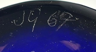 Jan Gabrhel (1930 - 2017) - Modrá váza