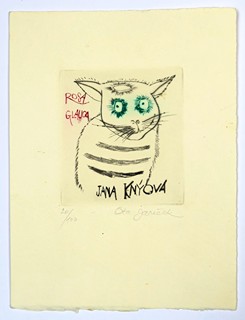 Ota Janeček (1919 - 1996) - Konvolut 4 grafických listů