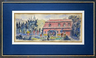 Cyril Bouda (1901 - 1984) - Pohled na vlastní dům