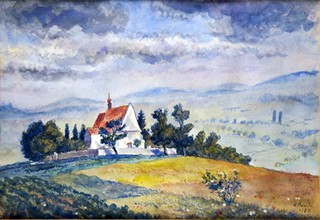 Cyril Bouda (1901 - 1984) - Vesnický kostelík