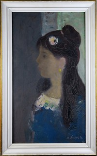 Karel Souček (1915 - 1982) - Portrét dívky