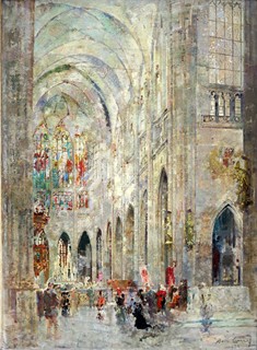 Bedřich Černý (1889) - Interiér Chrámu Svatého Víta