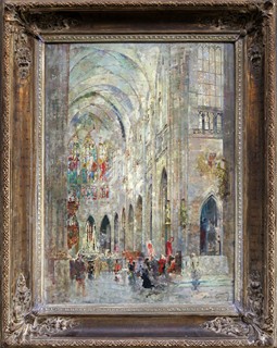 Bedřich Černý (1889) - Interiér Chrámu Svatého Víta