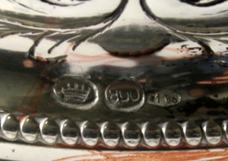 Velká stříbrná váza