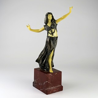 Art deco egyptská tanečnice