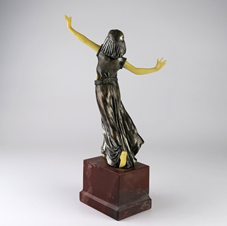 Art deco egyptská tanečnice