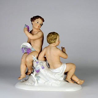 Pár putti s vínem - Rosenthal