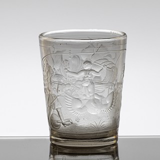 Barokní číše "alegorie živlů"