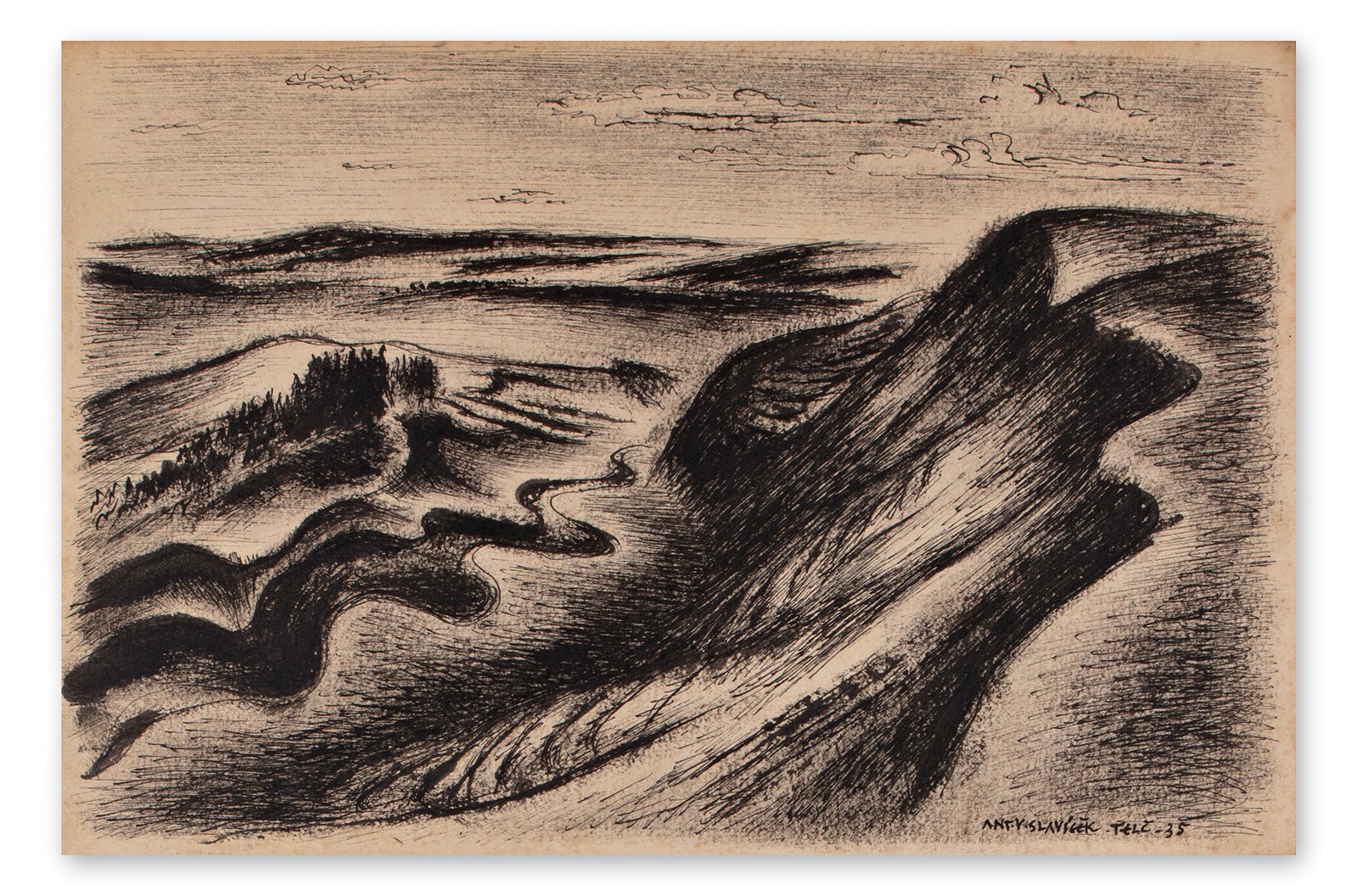 Landscape near Telče