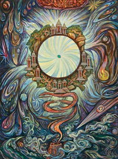 Cosmic Meditation Mirror
