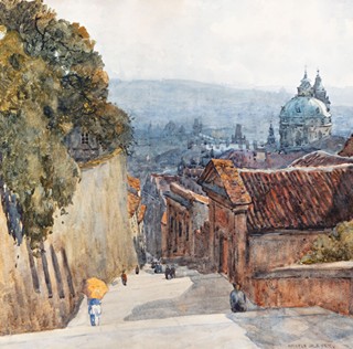 Castle stairs in Prague